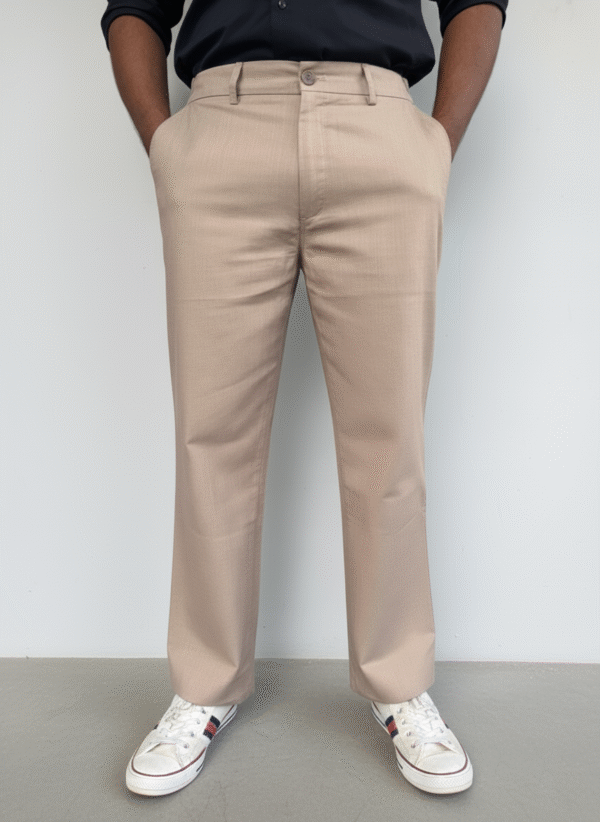 Brown Cotton Linen - Fury Pant