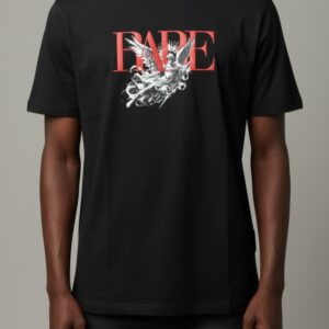 Black Printed - Halfsleeve