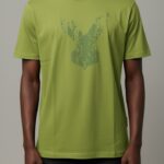 Green printed - Half sleeve