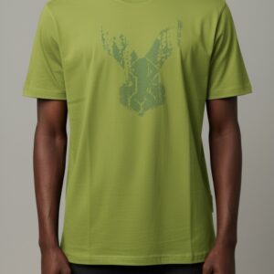 Green printed - Half sleeve
