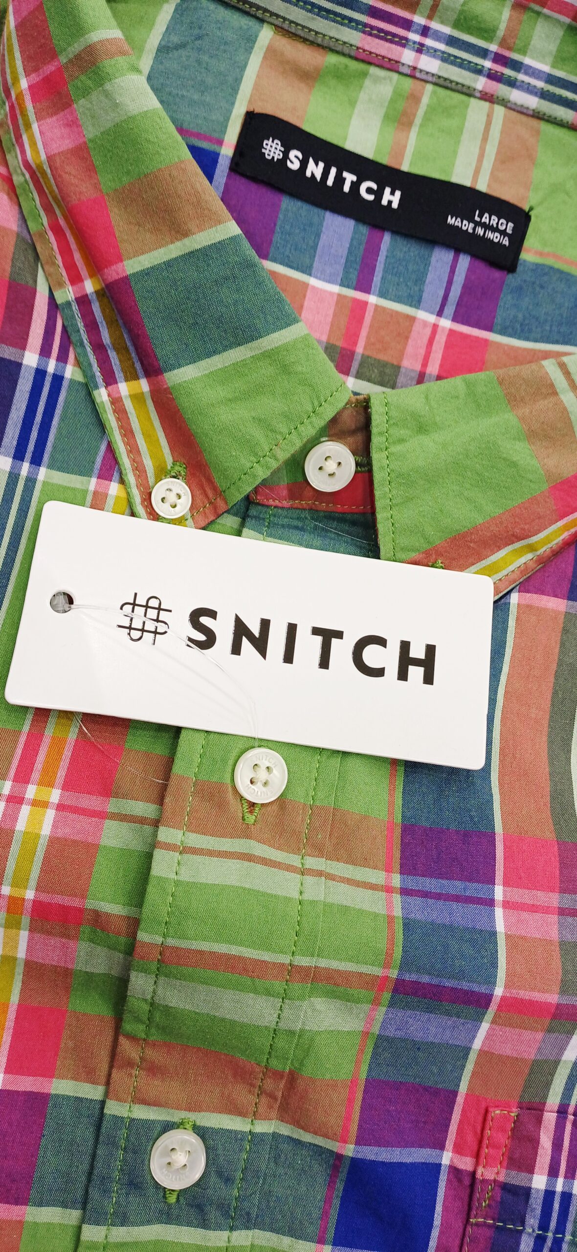 Green Checks Shirts - Snitch