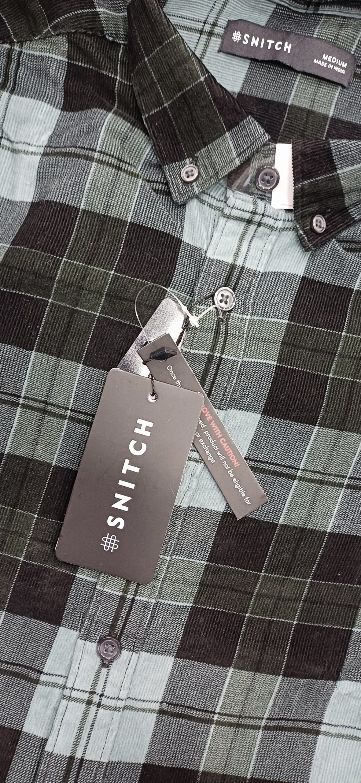 Green Checks Shirt - Snitch