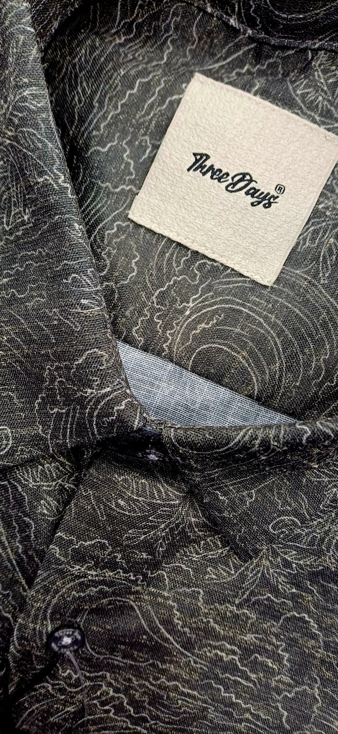 Black Printed Shirt - Three Days