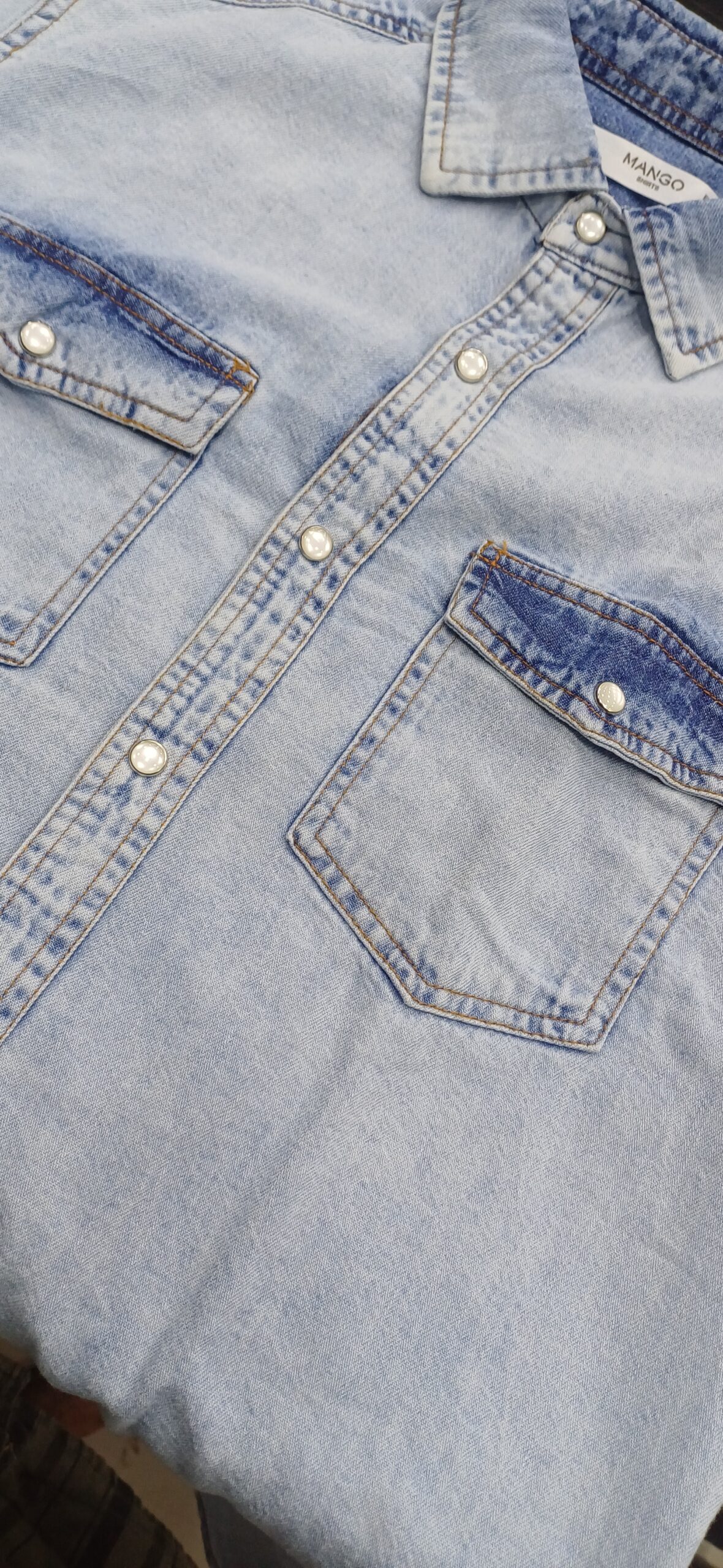 Double Pocket Jeans Shirts - Mango