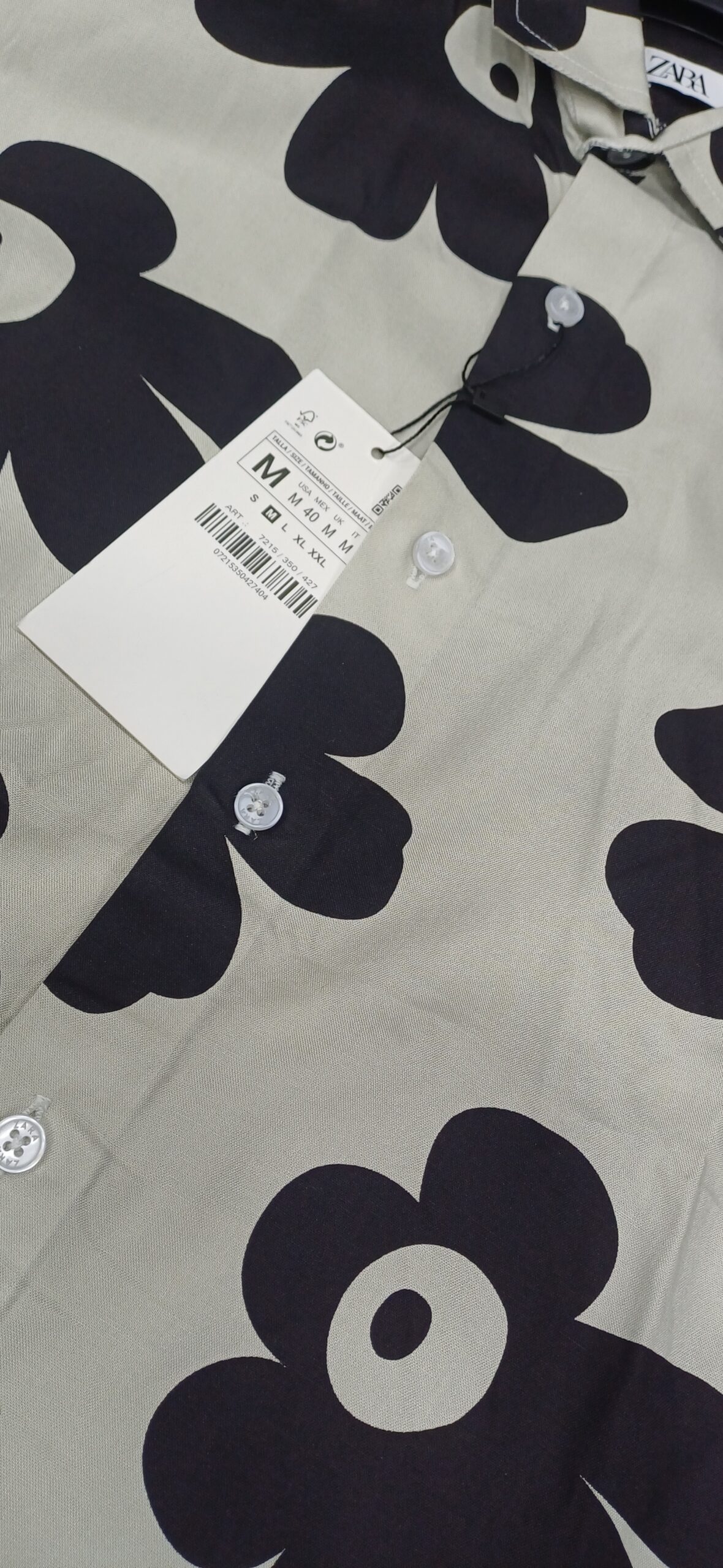 Printed White And Black Shirts