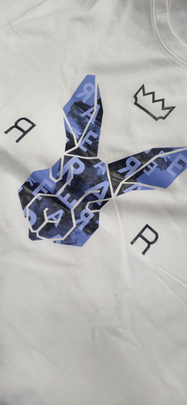 Printed white - halfsleeve