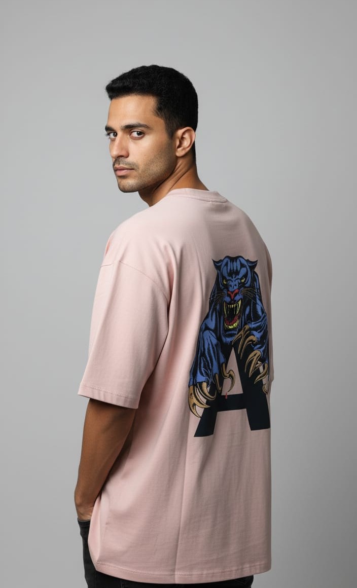 Blush Printed Drop Shoulder Tshirts