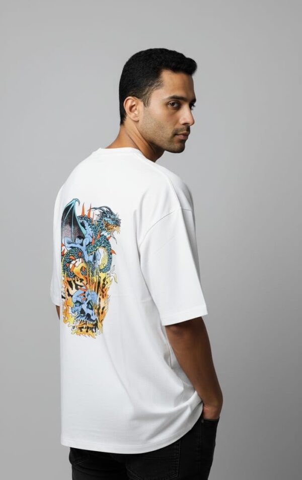 Printed Drop Shoulder Tshirt
