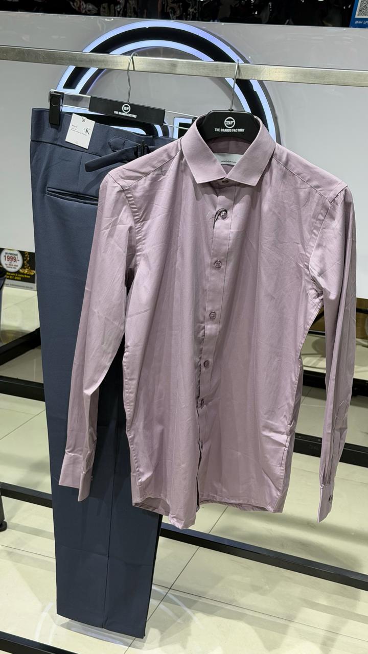 Lavender Shirt and Navy Blue - Combo