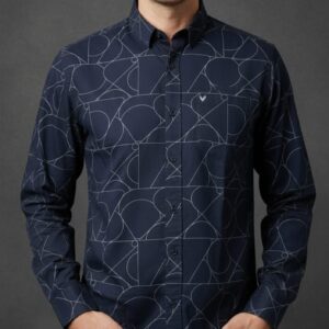 Blue Printed Shirt - Fury Shirt