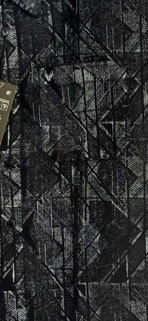 Black Printed Shirt - Fury Shirt