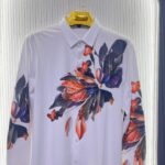 White Flowers imported shirt - Imported Premium Shirt